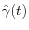 \hat {\gamma }(t)