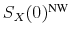 \ensuremath{S_X(0)^\text{NW}\xspace}