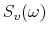 S_v(\omega)