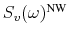 \ensuremath{S_v(\omega)^\text{NW}\xspace}
