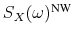 \ensuremath{S_X(\omega)^\text{NW}\xspace}