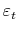 \varepsilon_t