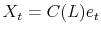 X_t = C(L) e_t
