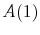 A(1)