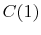 C(1)