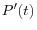 {P}'(t)