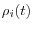 \rho _i (t)