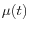 \mu (t)