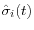 \hat {\sigma }_i (t)