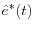 \hat {e}^\ast (t)