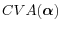 CVA({\rm {\bm \alpha }})