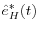 \hat {e}_H^\ast (t)