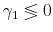 \gamma_1\lessgtr 0