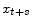  x_{t+s}