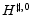  H^{\sharp,0}