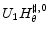  U_1 H^{\sharp,0}_\theta
