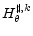 H^{\sharp,k}_\theta