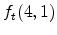  f_t(4,1)