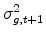  \sigma^2_{g,t+1}
