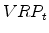 \displaystyle VRP_{t}
