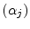  (\alpha_{j})