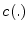  c(.)