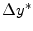 \Delta y^{\ast}