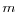 m