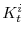 K^{i}_{t}