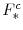 F_{\ast}^c