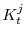 K^{j}_{t}
