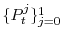 \{P^{j}_{t}\}_{j=0}^{1}