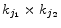  k_{j_{1}} \times k_{j_{2}}