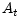  A_{t}