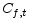  C_{f,t}