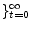  \}_{t=0}^{\infty }