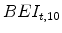  BEI_{t,10}