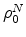  \rho^N_0