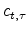 \displaystyle c_{t,\tau}