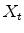 X_t