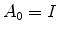 A_0 = I