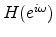 H(e^{i\omega})