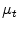  \mu_t