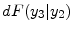  dF(y_3\vert y_2)