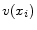 v(x_{i}) 