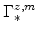  \Gamma^{z,m}_{\ast}