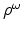  \rho^{\omega}
