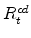  R_{t}^{cd}