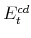  % E^{cd}_{t}