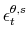  \epsilon_{t}^{\theta,s}